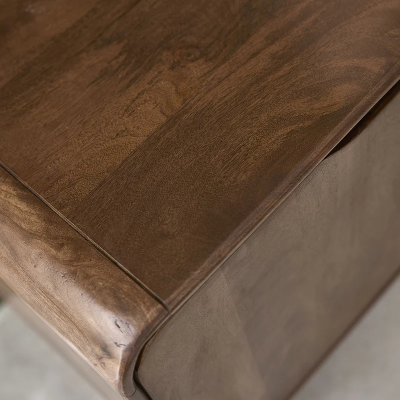 Mueble para la tele de madera maciza de mango, 160 cm