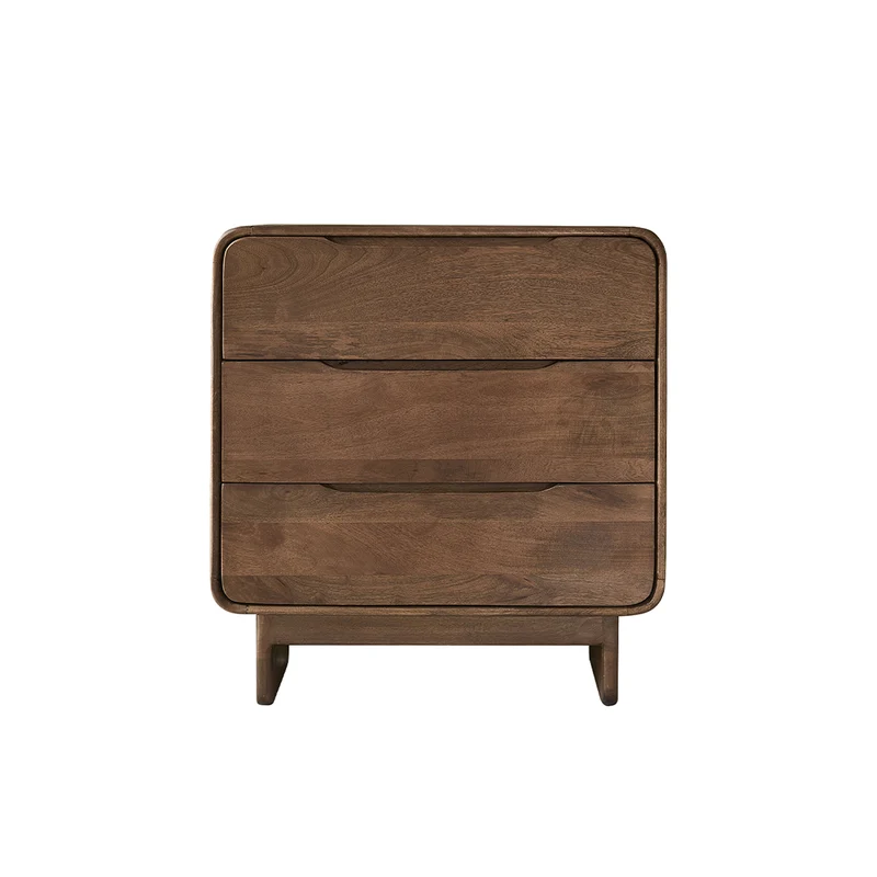 Cómoda de madera maciza de mango, 70 cm