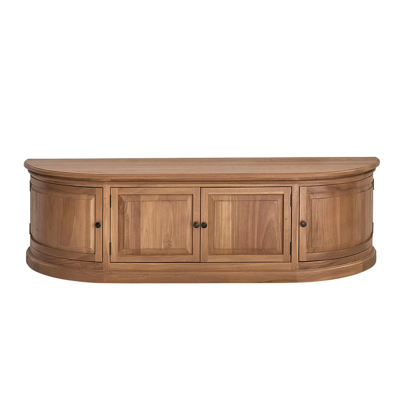 Mueble de TV de teca de 160 cm