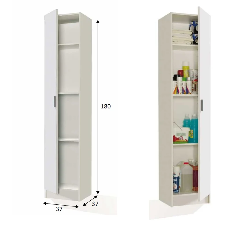 Armario MULTIUSOS USE 1 puerta BLANCO - Envío GRATIS