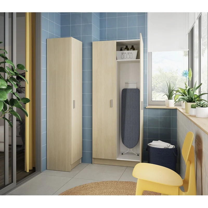 Armario MULTIUSOS Escobero USE ROBLE - Envío GRATIS