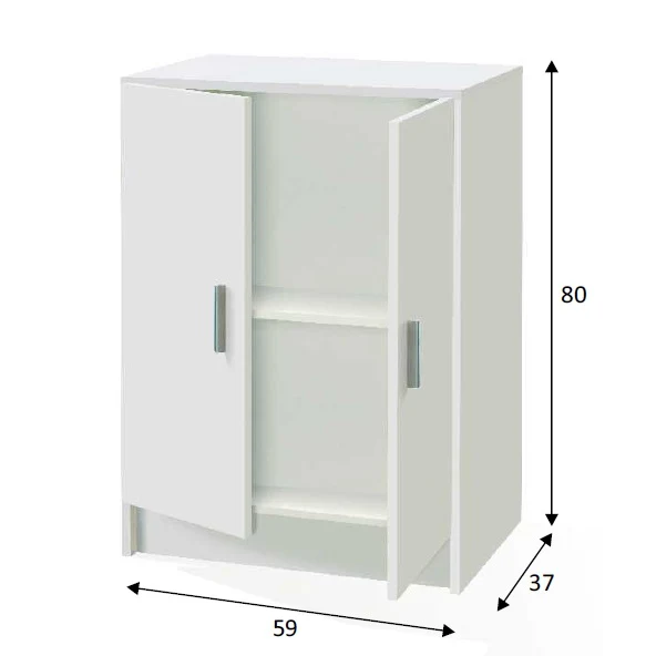 Bajo MULTIUSOS USE 2 puertas BLANCO - Envío GRATIS