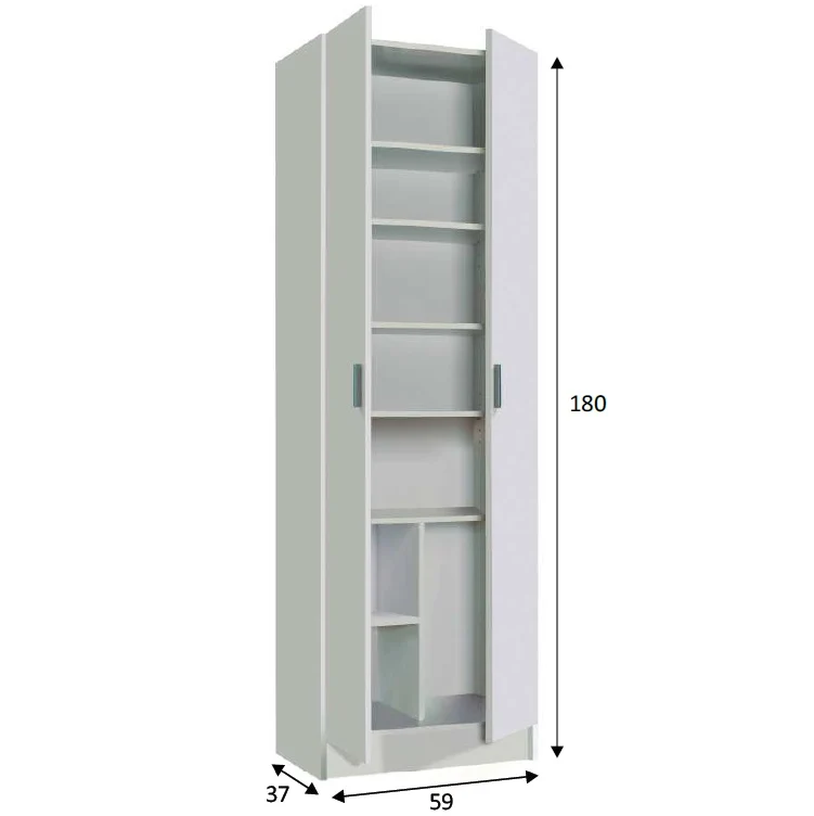 Armario MULTIUSOS USE 2 puertas BLANCO - Envío GRATIS