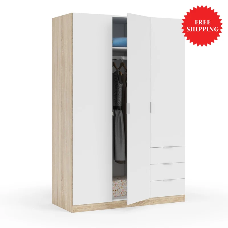 Armario 3 Puertas 3 cajones LC 121 - Envío GRATIS