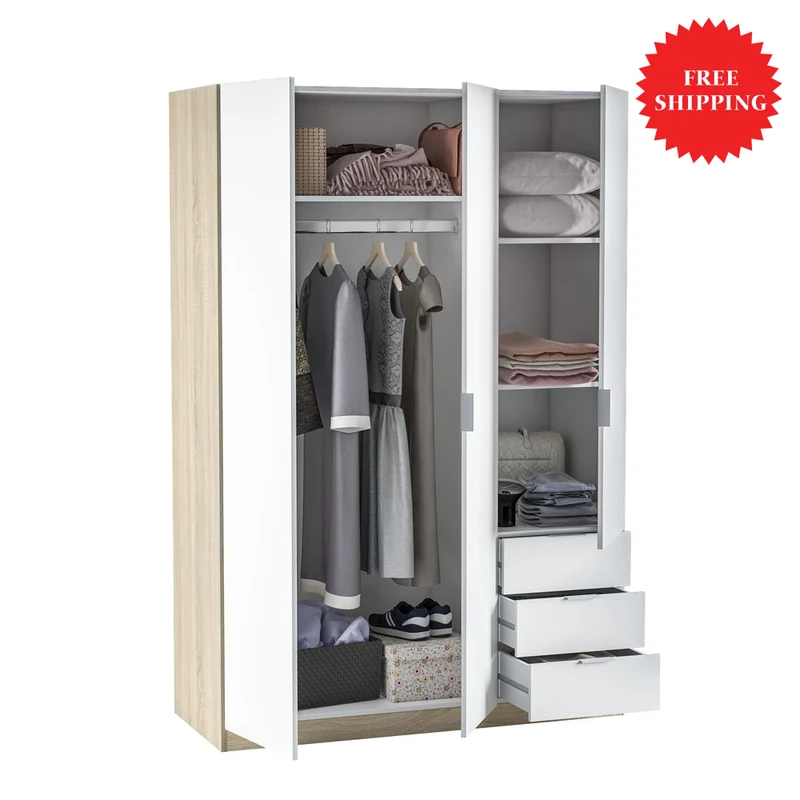 Armario 3 Puertas 3 cajones LC 121 - Envío GRATIS