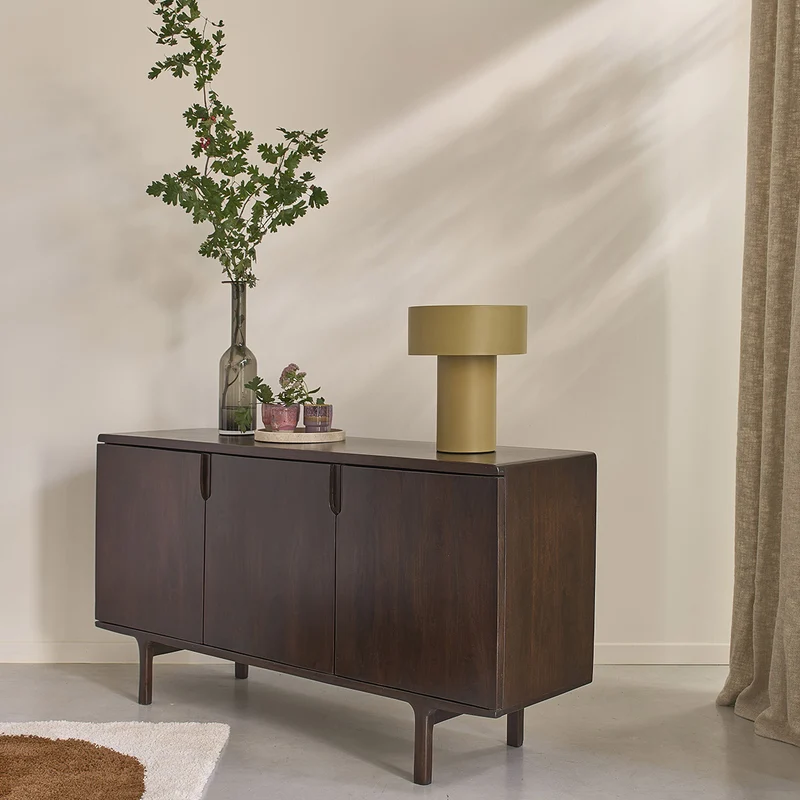 Aparador de madera maciza de mango de 150 cm