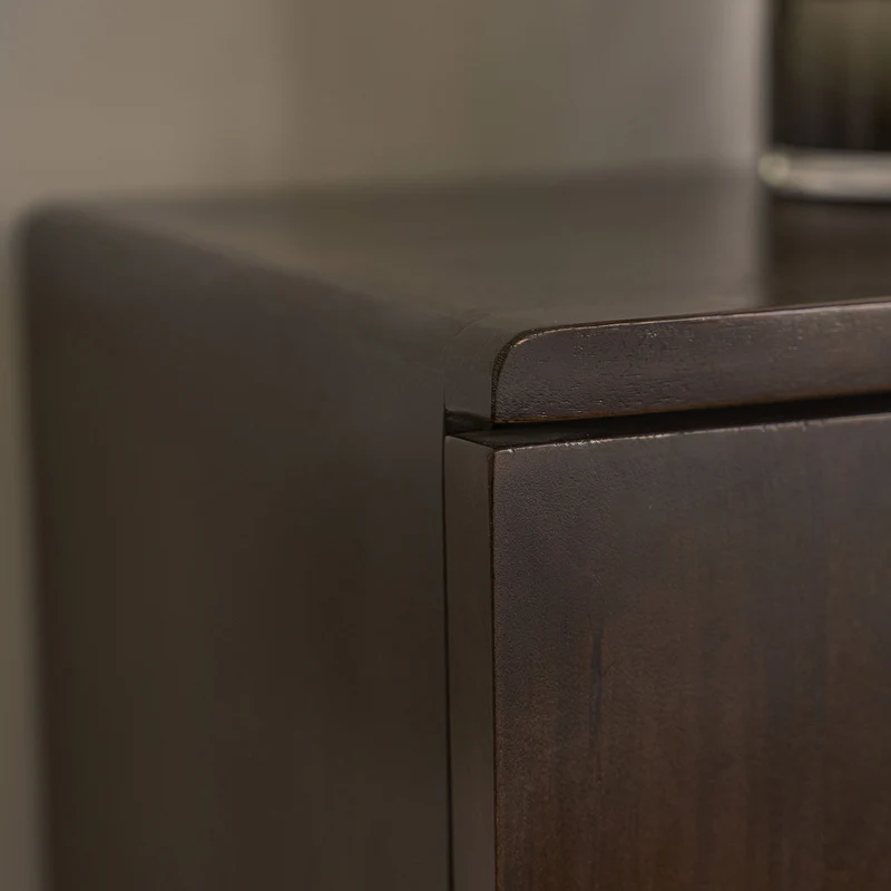 Aparador de madera maciza de mango de 150 cm