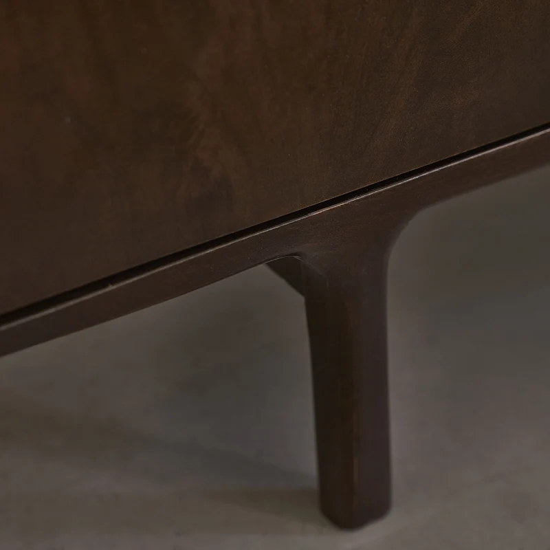 Aparador de madera maciza de mango de 150 cm