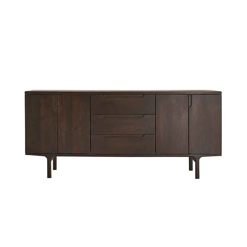 Aparador de madera maciza de mango de 180 cm