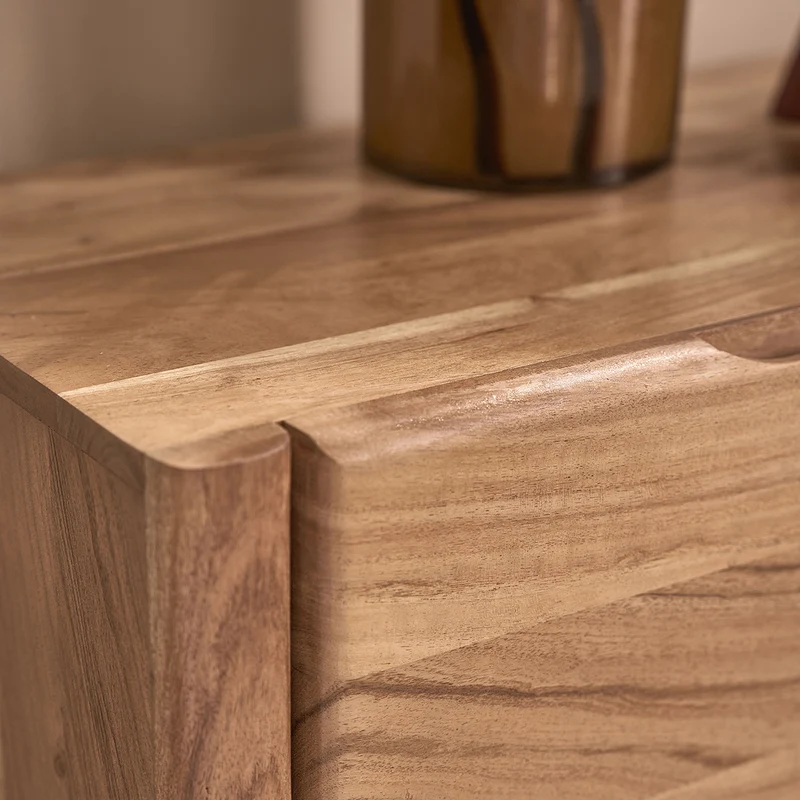 Mueble para la tele de acacia maciza de 150 cm