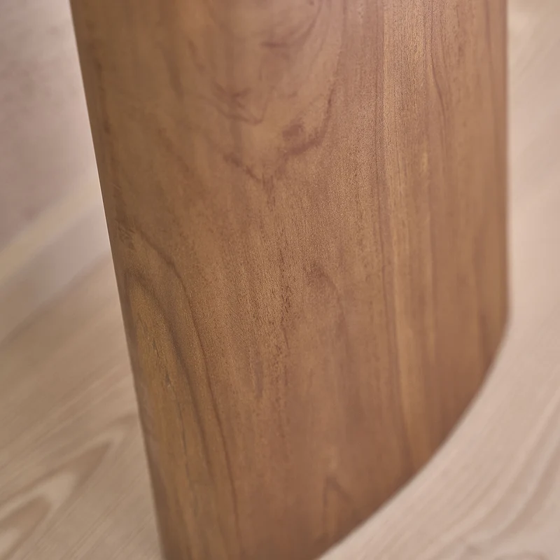 Consola de teca maciza de 120 cm