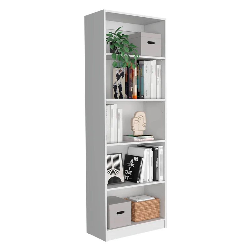 Estanteria Recta 4R Home en Melamina con 5 estantes Home