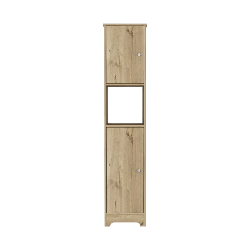 Columna de baño Ibis en Melamina con 2 puertas y 1 estante