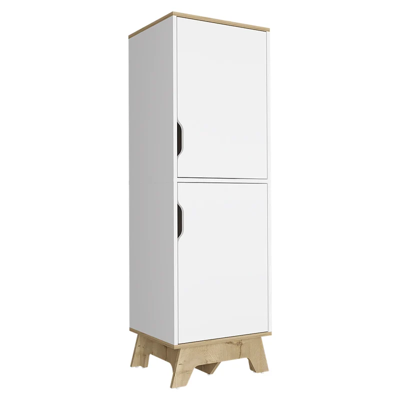 Mueble auxiliar de cocina alto Pamplona en Melamina con 4 estantes y 2 puertas