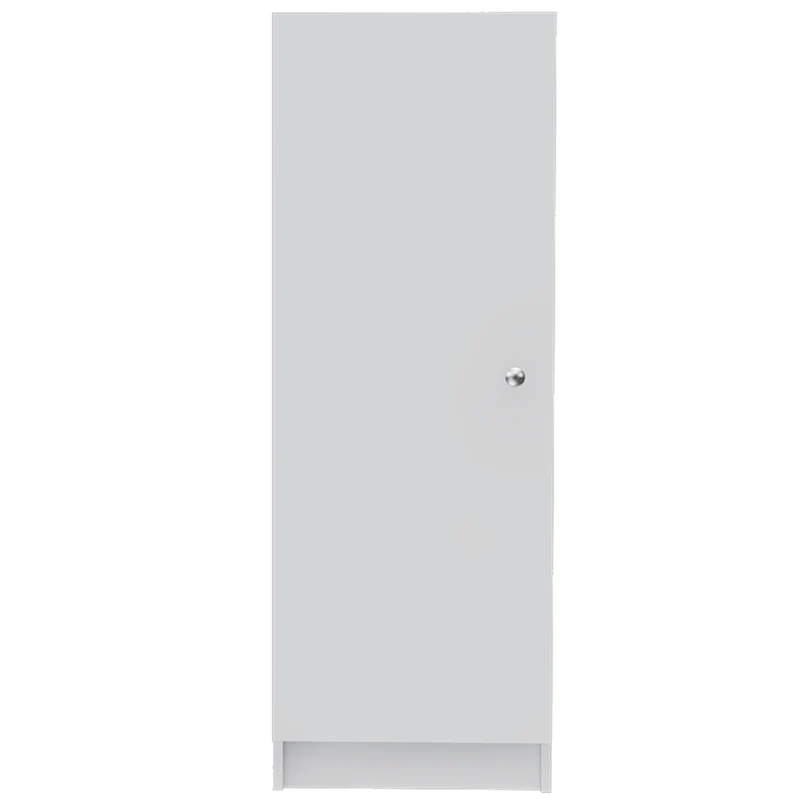 Aparador Belleria, Estilo Minimalista con 4 Estantes y Diseño Compacto, Blanco