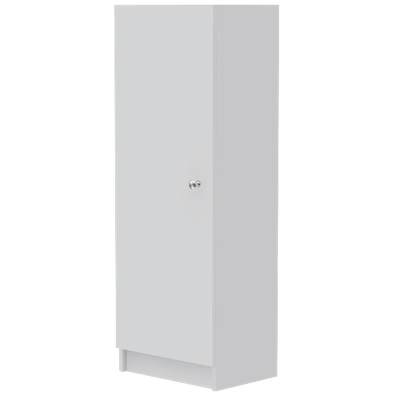 Aparador Belleria, Estilo Minimalista con 4 Estantes y Diseño Compacto, Blanco