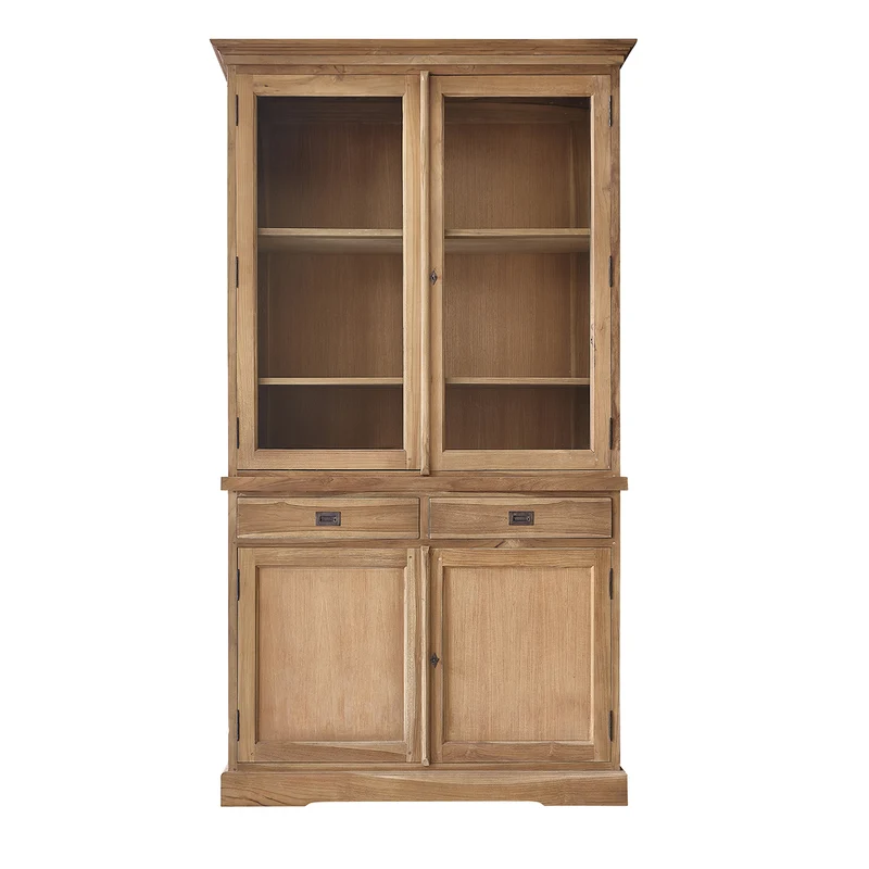 Vajillero de teca maciza 120 cm