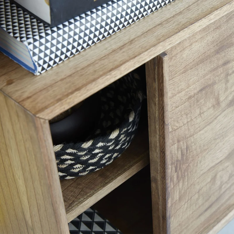 Librería de mindi macizo 120 cm