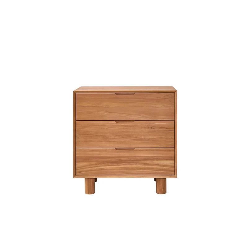 Mueble de baño de teca maciza 80 cm