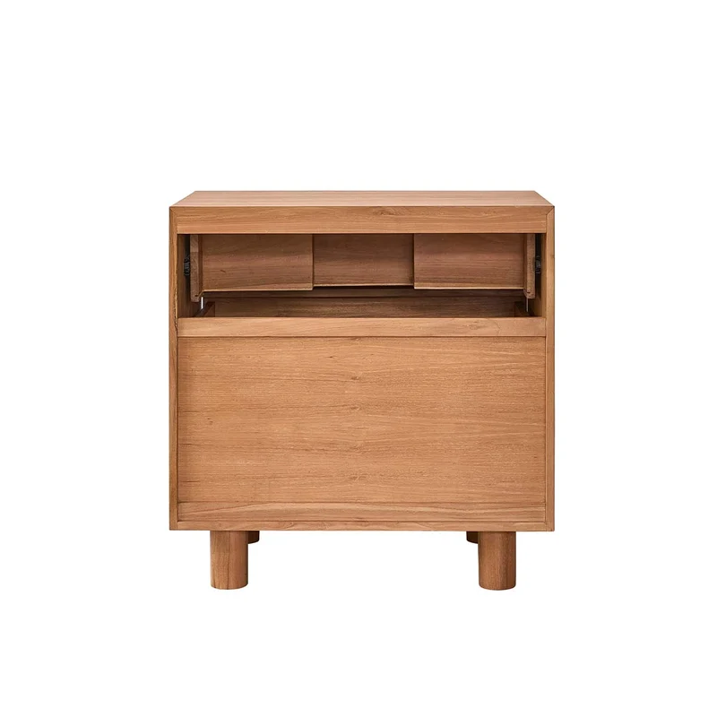 Mueble de baño de teca maciza 80 cm