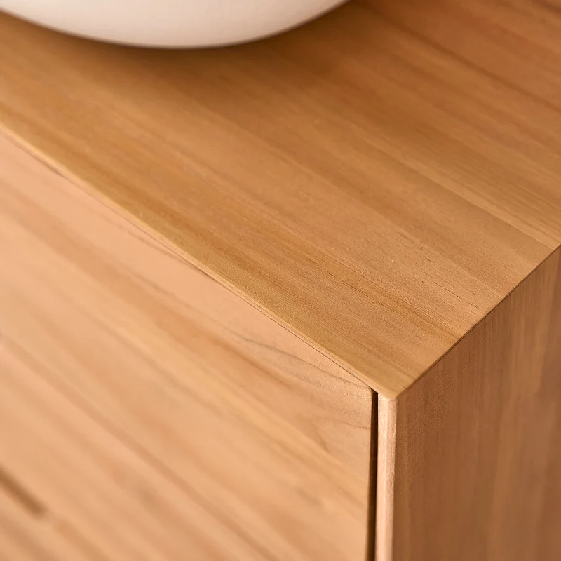 Mueble de baño de teca maciza 80 cm