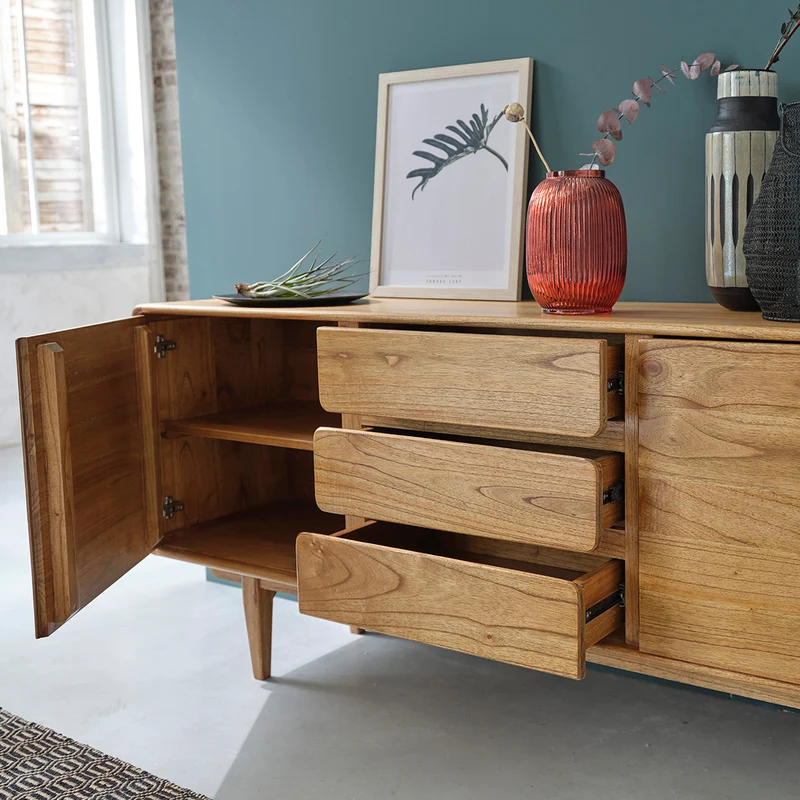 Aparador vintage de mindi macizo 180 cm