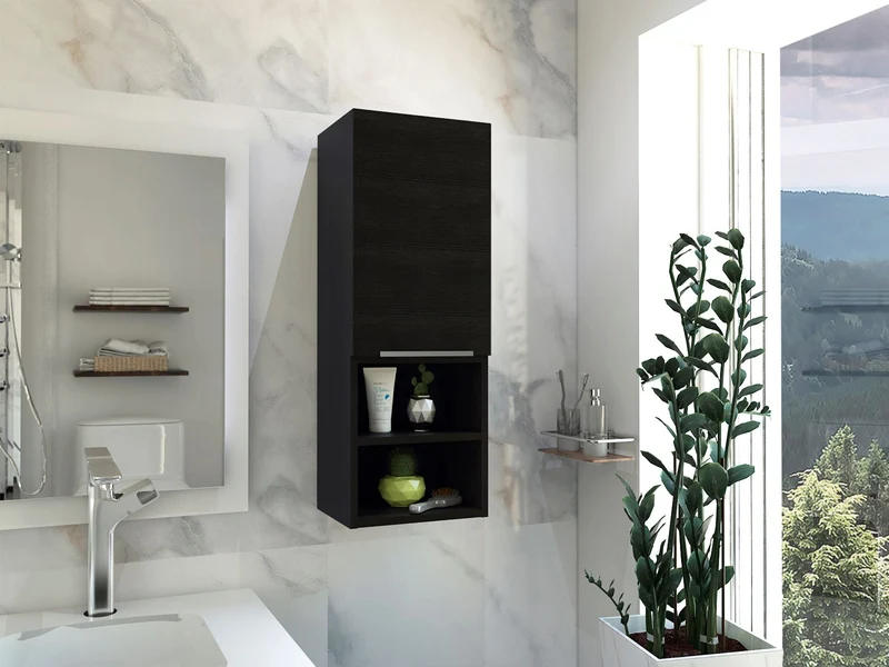 Armario de Pared baño Mila, con estantes