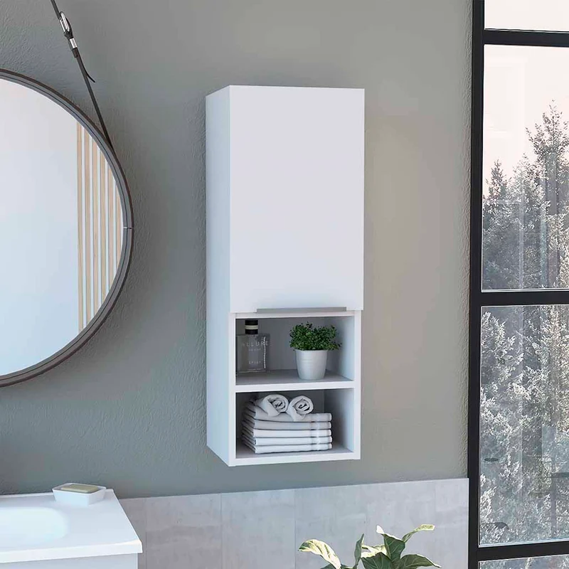 Armario de Pared baño Mila, con estantes