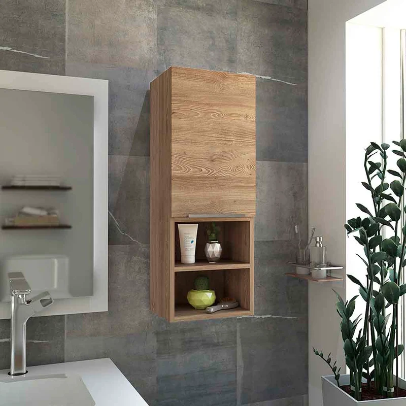 Armario de Pared baño Mila, con estantes