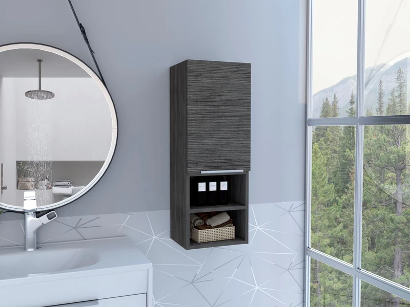Armario de Pared baño Mila, con estantes