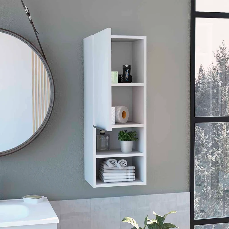 Armario de Pared baño Mila, con estantes