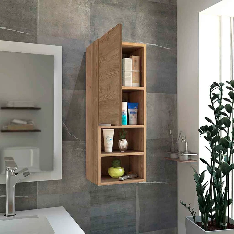Armario de Pared baño Mila, con estantes