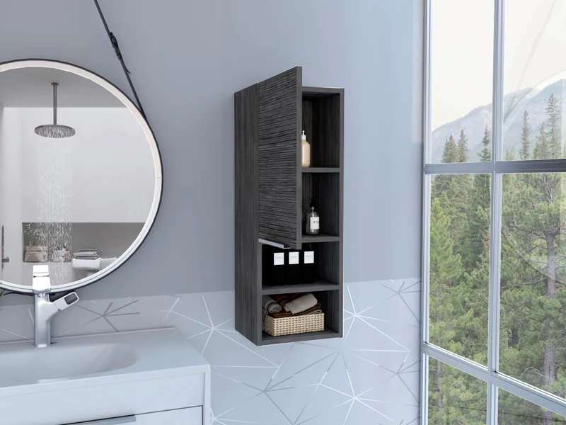 Armario de Pared baño Mila, con estantes