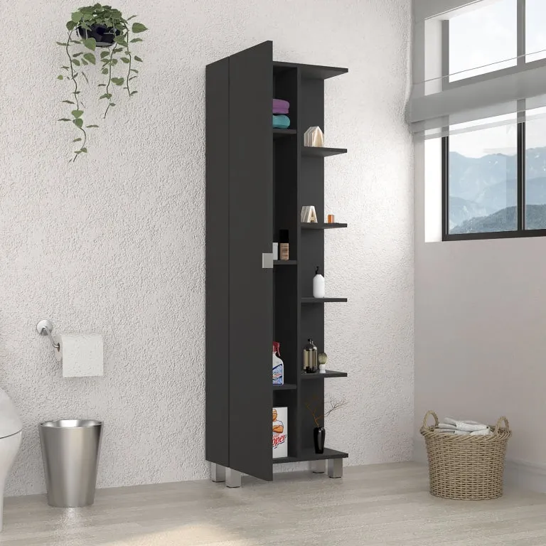 Mueble Alto de Baño Urano, con 5 estantes