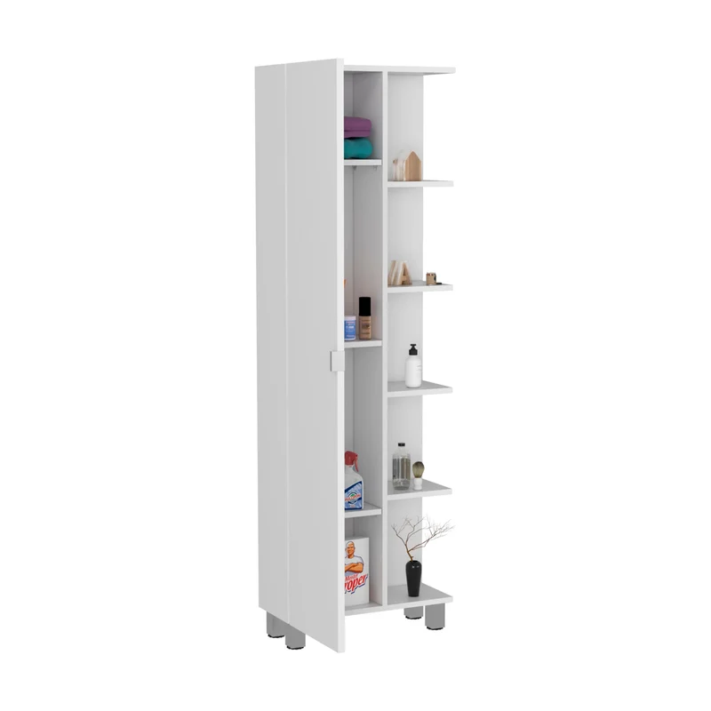 Mueble Alto de Baño Urano, con 5 estantes