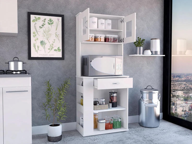 Aparador Alacena de Cocina para Microondas Capienza-ALB 6481