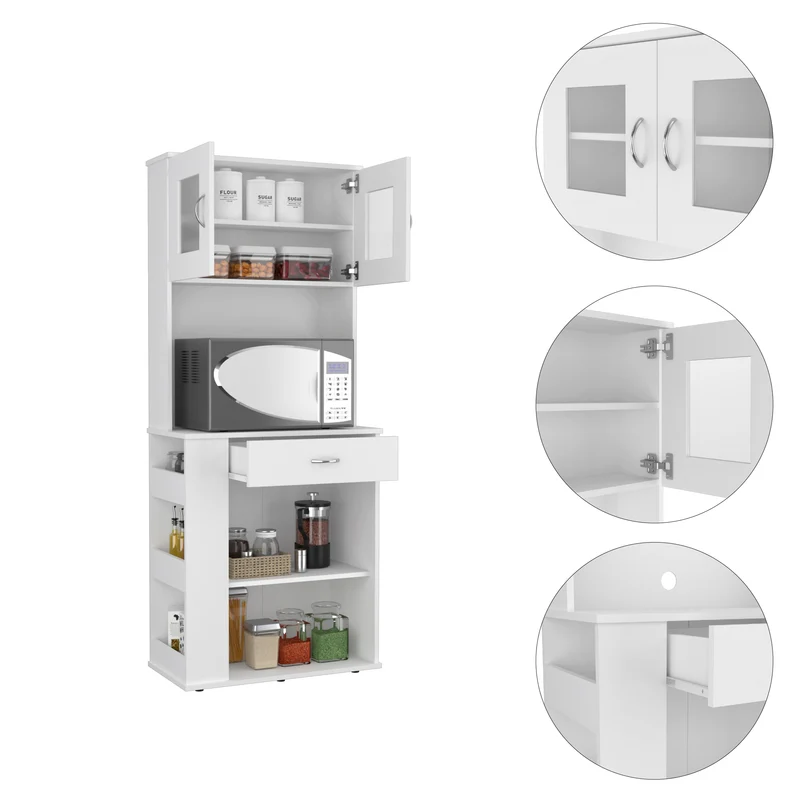 Aparador Alacena de Cocina para Microondas Capienza-ALB 6481