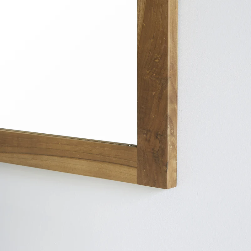 Espejo de teca maciza 145x80 cm
