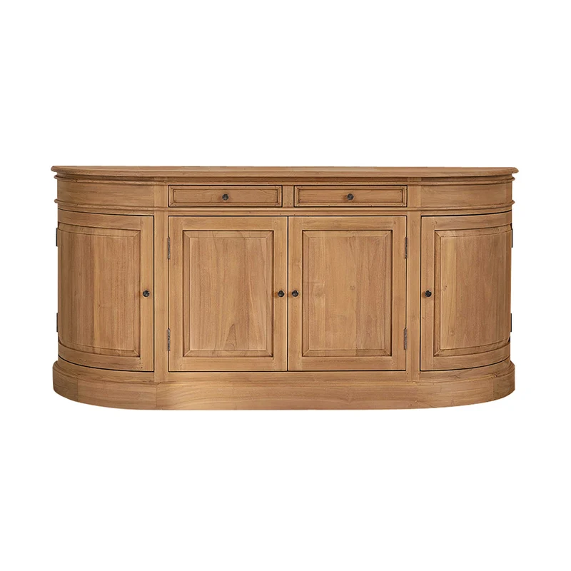 Aparador de teca maciza de 180 cm