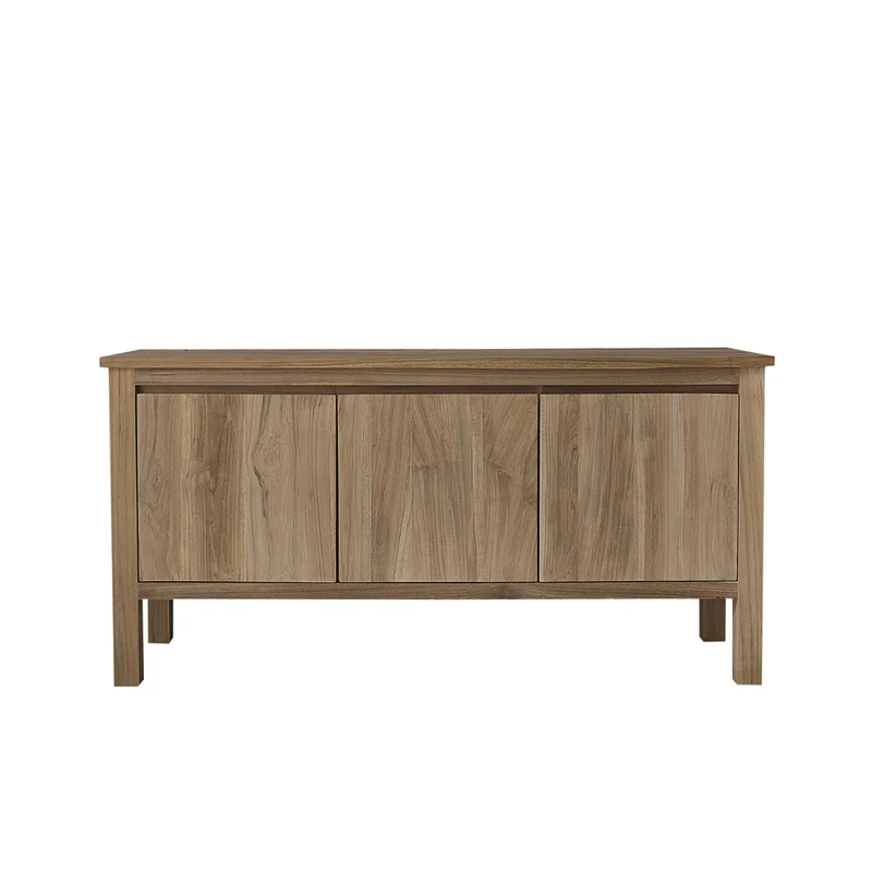 Aparador de teca maciza de 150 cm