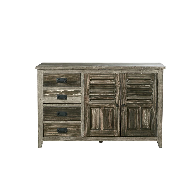 Aparador de madera maciza reciclada 140 cm