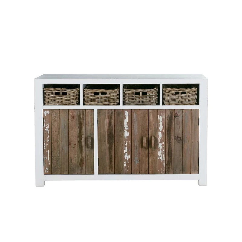 Aparador de madera maciza reciclada 145 cm