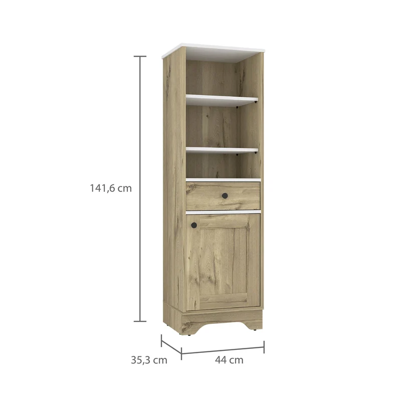 Mueble Columna De Bano 1P Cajon Malaga