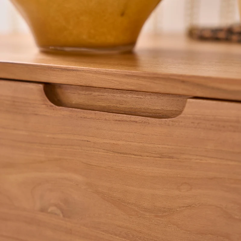 Cómoda de madera de teca 80 cm