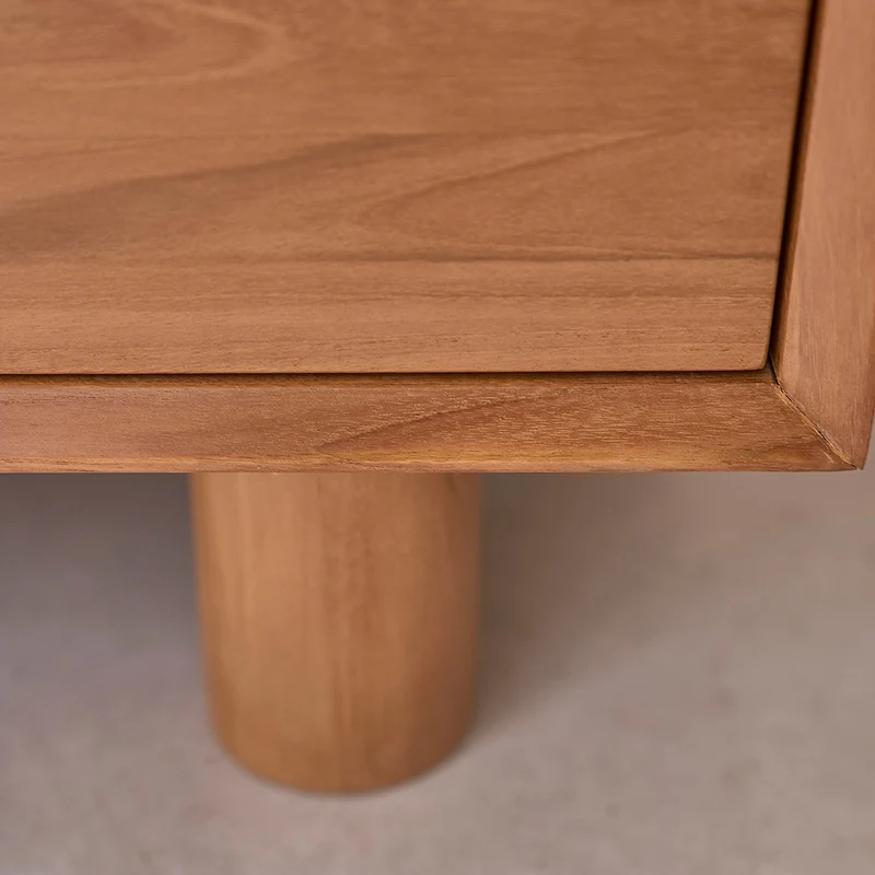 Cómoda de madera de teca 80 cm