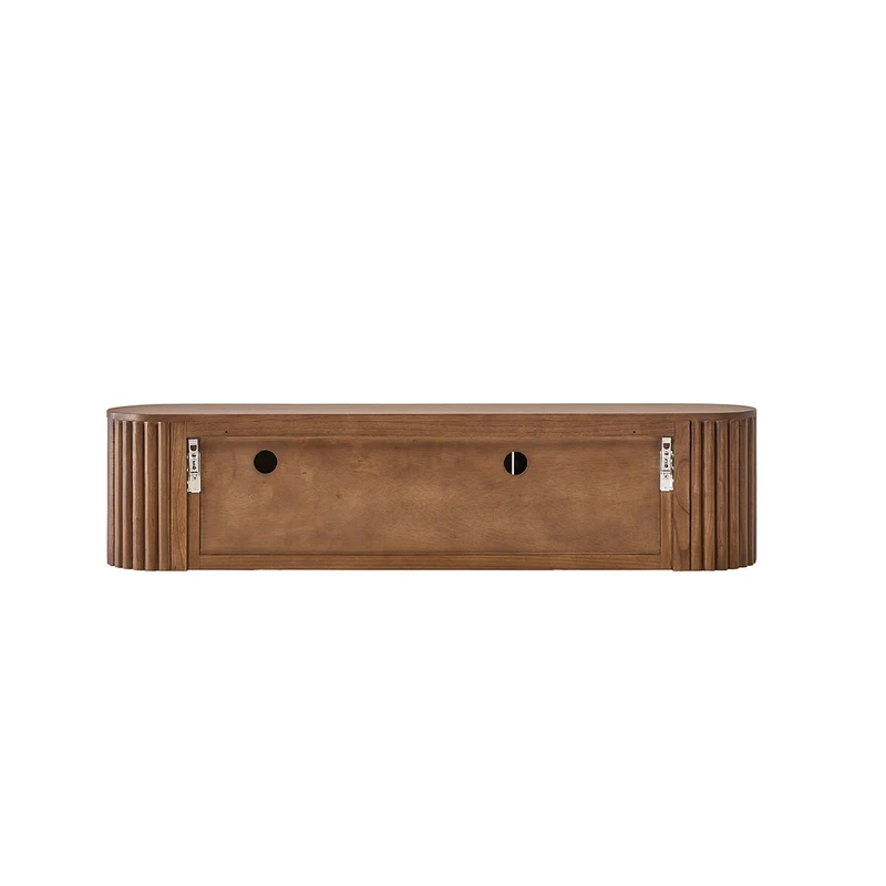 Mueble de TV suspendido de mindi macizo 170 cm