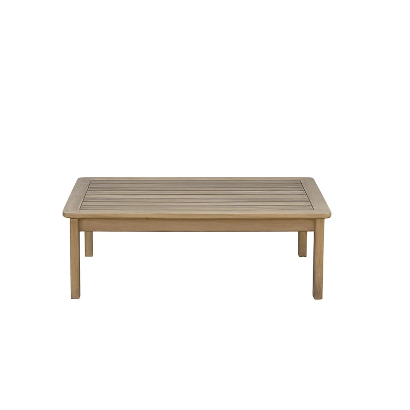 Mesa de centro de jardín de teca maciza