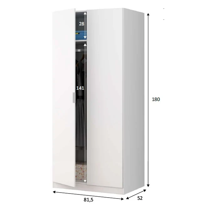 Armario 2 PUERTAS LOW 81,5 - Envio GRATIS