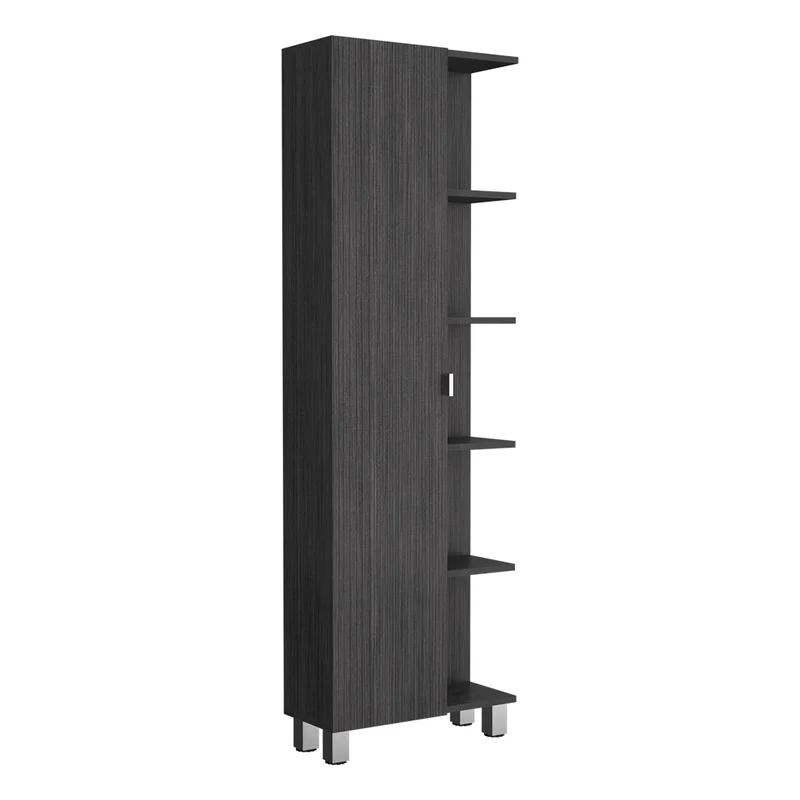 Torre de baño vertical Urano en melamina con 9 estantes