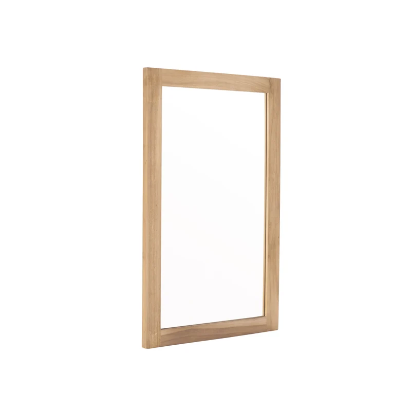 Espejo de teca maciza 80x50 cm